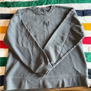 Holden Men's Crewneck Sweatshirt in Slate Gray with Black Logo